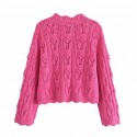 Autumn Ballshaped Decorated Knitted Sweater Nham415279