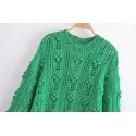 Autumn Ballshaped Decorated Knitted Sweater Nham415279