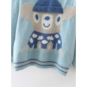 Retro Bear Knit Sweater Nham415302