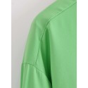 Loose Lapel Green Longsleeved Shirt Nham415382