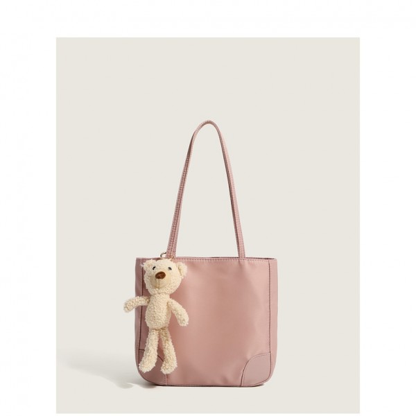 Fashion Solid Color Bear Largecapacity Shoulder Tote Bag Nhasb412498