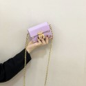  Fashion Mini Solid Color Lock Messenger Chain Bag Nhasb412502