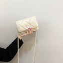 Fashion Solid Color Lock Mini Chain Messenger Bag Nhasb412503