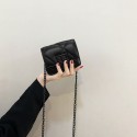 Fashion Solid Color Lock Mini Chain Messenger Bag Nhasb412503