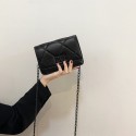 Fashion Solid Color Lock Mini Chain Messenger Bag Nhasb412503