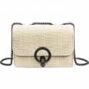 Korean Fashion Small Messenger Canvas Solid Color Chain Bag Nhasb412516