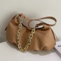 Retro Largecapacity Thick Chain Solid Color Shoulder Messenger Bag Nhav407531