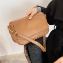 Korean Solid Color Soft Leather Shoulder Bag Nhav412394