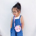 Cute Unicorn Childrens Silicone Messenger Bag Nhav412400