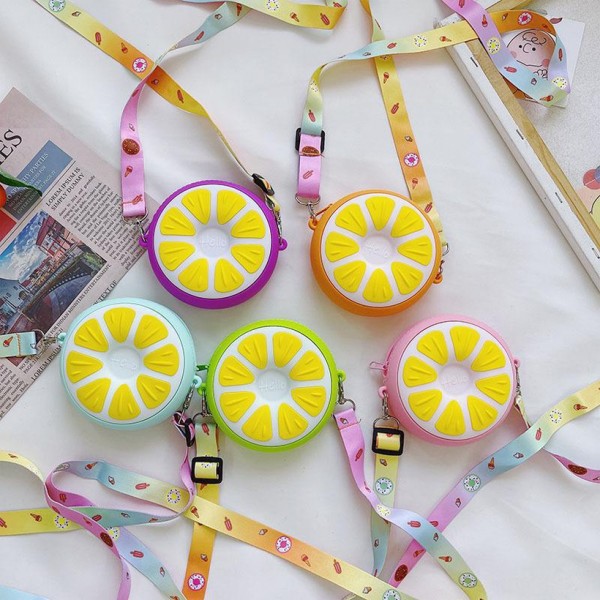 Cute Limon Silicone Childrens Shoulder Bag Nhav412409