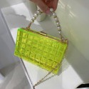 New Fashion Acrylic Rhombus Oneshoulder Transparent Jelly Bag Nhav412419