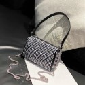 Fashion Inlaid Rhinestone Thin Chain Messenger Bag Nhav412424