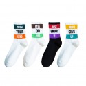 New Style Fashion Letter Polyester Cotton Tube Socks  Nhbf415211