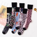 New Cartoon Hit Color Long Tube Cotton Socks  Nhbf415212