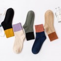 New Style Medium Tube Plush Lace Combed Cotton Socks  Nhbf415220