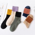 New Style Medium Tube Plush Lace Combed Cotton Socks  Nhbf415220