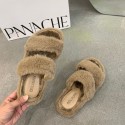 Winter Flatbottom Fur Flipflops Nhca415424