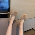 Winter Flatbottomed Lamb Hair Plus Velvet Shoes Nhca415438