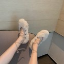 Korean Hairy Laceup Shoes Nhca415441