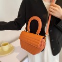 Fashion Simple Solid Color Small Square Messenger Bag Nhgn406993