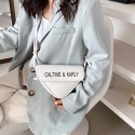 Fashion Pearl Chain Messenger Simple Solid Color Oneshoulder Bucket Bag Nhgn407225