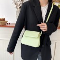 Solid Color Twist Shoulder Strap Korean Style Underarm Handbag Nhgn407251