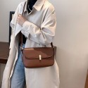 Solid Color Messenger Small Armpit Bag  Nhgn407886