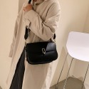 Solid Color Buckle Lock Messenger Small Square Bag  Nhgn407887