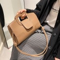 Stone Pattern Solid Color Portable Messenger Small Square Bag  Nhgn407889