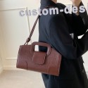 Stone Pattern Solid Color Portable Messenger Small Square Bag  Nhgn407889