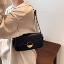 Retro Solid Color Messenger Shoulder Armpit Small Square Bag  Nhgn407894