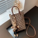  Fashion Rabbit Plaid Pattern Shoulder Bucket Bag Nhgn407913