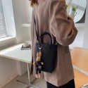  Fashion Rabbit Plaid Pattern Shoulder Bucket Bag Nhgn407913