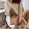 Retro Diagonal Oneshoulder Tote Bucket Bag Nhgn407944