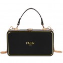 Fashion Letter Printing Shoulder Messenger Box Bag Nhgn407946