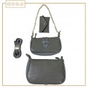 Fashion Solid Color Embossed Diagonal Bag  Nhgo408744