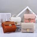 New Pu Woven Metal Lock Small Square Bag  Nhgo408747