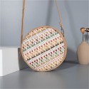 Simple Pp Straw Woven Diagonal Bag  Nhgo408750