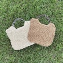 New Style Solid Color Straw Woven Bag  Nhgo409543