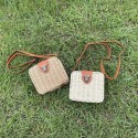 New Retro Hemp Rope Woven Shoulder Bag  Nhgo409546