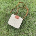 New Retro Hemp Rope Woven Shoulder Bag  Nhgo409546