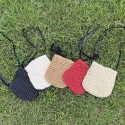 Straw Rope Crochet Messenger Woven Bag  Nhgo409567