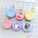 New Cartoon Round Silicone Coin Colorful Purse Nhgsy410115