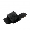 Opentoed Sandals Woven Flat Slippers Nhhu401696