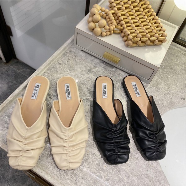 Folded Outer Flat Sandals Nhhu401704