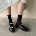 Simple Fashion Pearl Single Thicksoled Shoes Nhhu415490