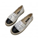 Casual Contrast Color Flatsoled Thicksoled Loafers Nhhu415524