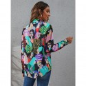 Color Figure Printed Longsleeved Button Shirt  Nhis413194