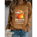 Fashion Printing Cat Fish Hedging Longsleeved Sweater Nhko414726