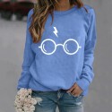 Casual Glasses Lightning Hedging Longsleeved Sweater Nhko414736